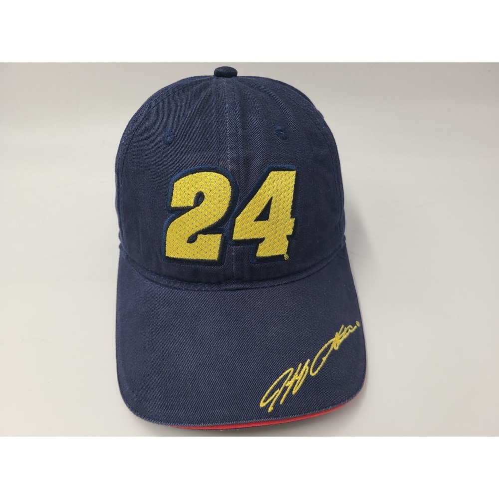 Jeff Gordon #24 2006 Allstate 400 Brickyard Chase Adjustable Hat Cap NASCAR Blue